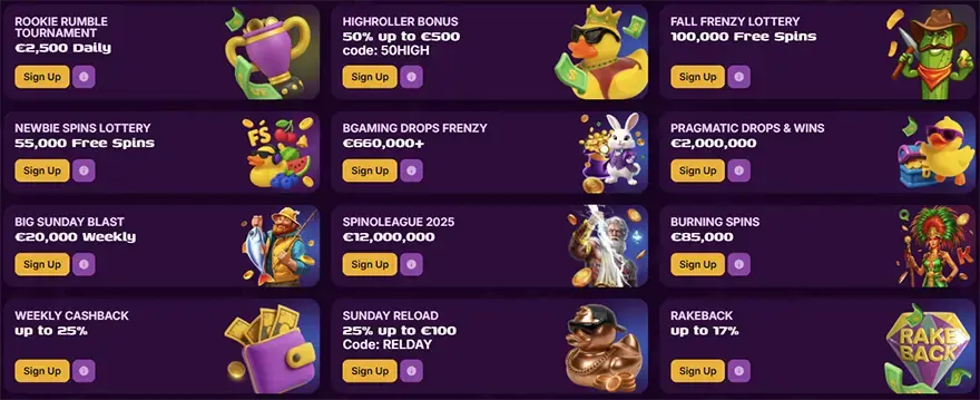 Duckysino Casino Bonussen en Promotieaanbiedingen image 3